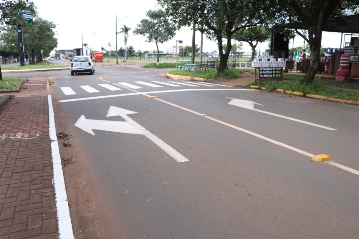 Nova sinalização altera trânsito na Av. Mato Grosso do Sul, em Chapadão ...